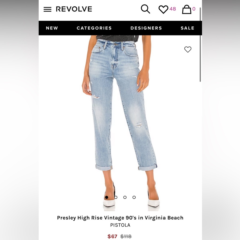 Pistola Denim Presley High Rise Vintage 90s jeans